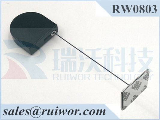 RUIWOR D-Shaped RW0800 Sereis Anti-Theft Pull Box con Mini Size ((28*28*8mm) fornitore