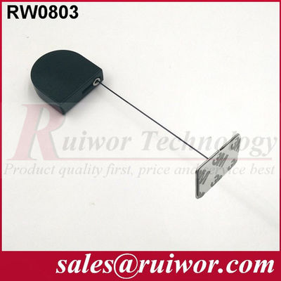RUIWOR RW0803 Mini ritrattore a cavi a forma di D con estremità di piastra di metallo gommoso fornitore