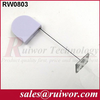 RUIWOR RW0803 Mini ritrattore a cavi a forma di D con estremità di piastra di metallo gommoso fornitore