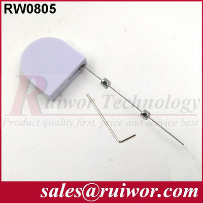 RUIWOR RW0805 Mini-Tether retrattile a forma di D con fine adattabile al lasso fornitore