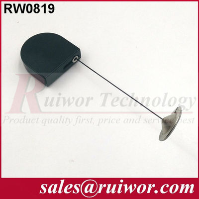 RUIWOR RW0819 Mini Rettractor a cavo a forma di D con estremità di piastra rotonda in metallo adesivo da 22 mm fornitore