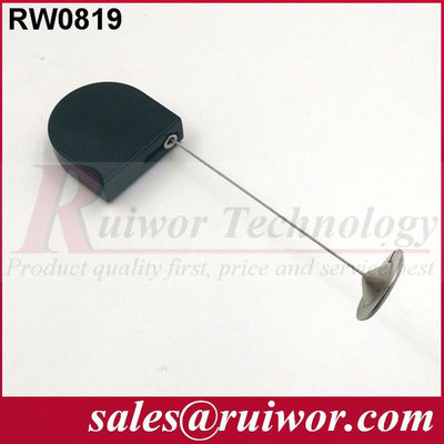 RUIWOR RW0819 Mini Rettractor a cavo a forma di D con estremità di piastra rotonda in metallo adesivo da 22 mm fornitore