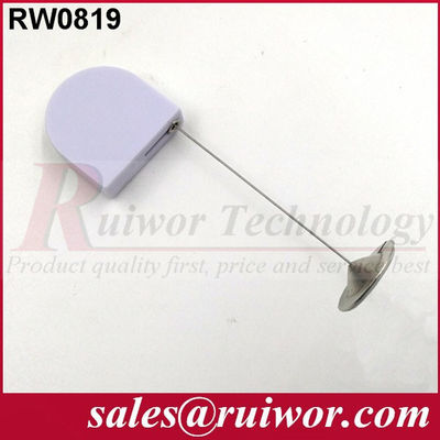 RUIWOR RW0819 Mini Rettractor a cavo a forma di D con estremità di piastra rotonda in metallo adesivo da 22 mm fornitore