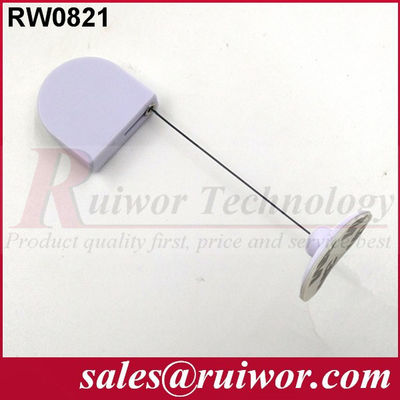 RUIWOR RW0821 Mini Recoiler anti-furto a forma di D con fine adesivo flessibile fornitore
