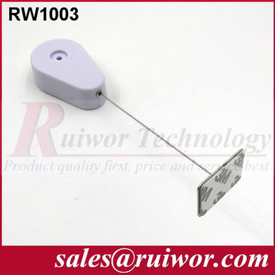 RUIWOR RW1003 Ricollo anti-furto a forma di goccia con estremità adesiva a piastra metallica fornitore