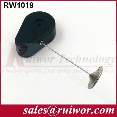 RUIWOR RW1019 Recoiler anti-furto a forma di goccia con fiocco di piastra rotonda di metallo da 22 mm fornitore