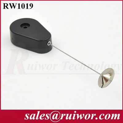 RUIWOR RW1019 Recoiler anti-furto a forma di goccia con fiocco di piastra rotonda di metallo da 22 mm fornitore