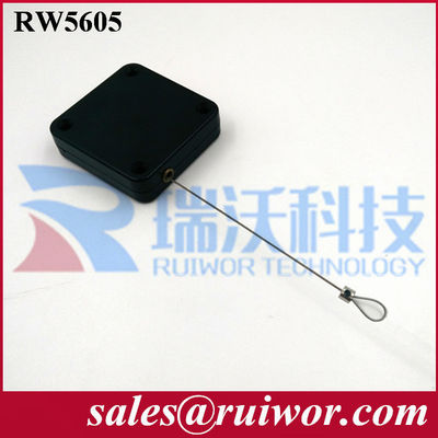 RUIWOR Forma quadrata RW5600 Sereis Box anti-furto multiuso Forza di ritiro MAX 2,5LB/ Lunghezza del cavo MAX 400CM fornitore
