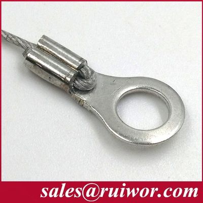 RUIWOR RW0001 Ring Terminal End per anti furto Pull Box / Retractable Security Tether / Anti Lost Cable Recoiler fornitore