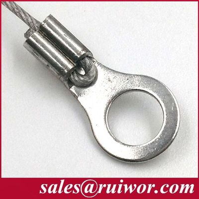 RUIWOR RW0001 Ring Terminal End per anti furto Pull Box / Retractable Security Tether / Anti Lost Cable Recoiler fornitore
