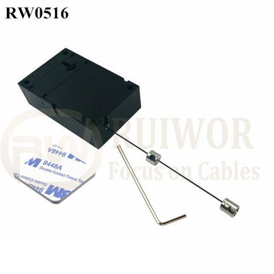 RW0516 Cuboid Anti Theft Pull Box With Side Hole Hardwar Cable End Used For Product Positioning