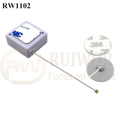 RuiWor RW1102 Square Retractable Secure Wire With No Stop Function For Security Solutions