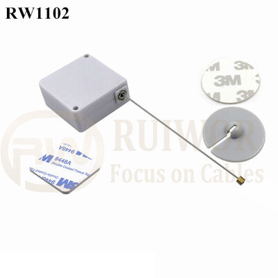RuiWor RW1102 Square Retractable Secure Wire With No Stop Function For Security Solutions
