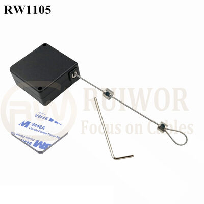 RuiWor RW1105 Hair Straightener Security-Pulling Retractor Keys Anti-Lost Vacuum Cup Fixed Position Bottle Opener Prevent Loss