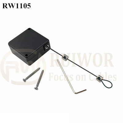 RuiWor RW1105 Ring Cable Retraction Mechanism Keys Anti Theft Display Pull Box Shoes Retail Automatical-Ly Drawn Back Tether