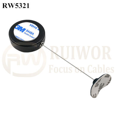 RW5321 Round Security Display Tether Plus 33X19MM Oval Sticky Flexible Rubber Tips