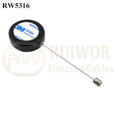 RW5316 Round Security Display Tether Plus Side Hole Hardwar