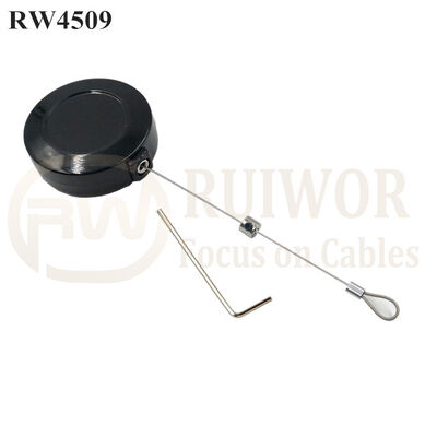RW4509 Round Display Pull Box Plus Size Customizable Fixed Loop End