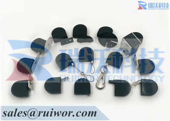 RUIWOR D-Shaped RW0800 Sereis Anti-Theft Pull Box con Mini Size ((28*28*8mm)