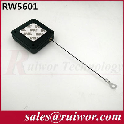 RUIWOR RW5601 Quadrato Multiuso Tether Ritraibile Forze di ritrovo MAX 2.5LB/ Lunghezza del cavo MAX 400CM