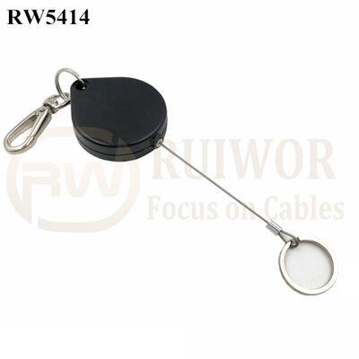 RW5414 Portachiavi di sicurezza a forma di cuore Plus con anello portachiavi smontabile