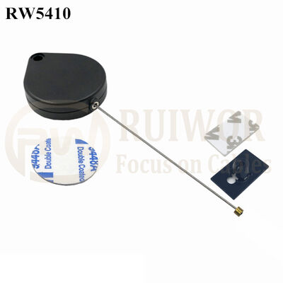 RW5410 Scatola di sicurezza a forma di cuore più 25X15mm piastra adesiva ABS rettangolare