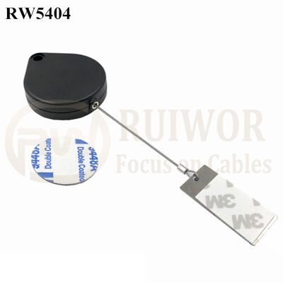 RW5404 Box di sicurezza a forma di cuore più 45X19mm piastra di metallo adesivo rettangolare